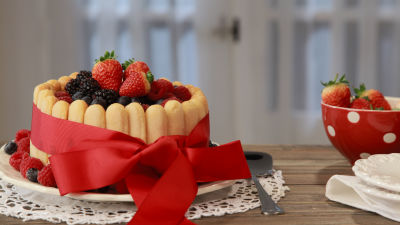 Charlotte de Morangos e Champanhe