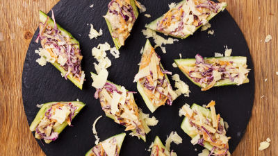 Slaw de Frango no Pepino