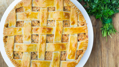 Tarte de Frango, Alheira e Requeijão