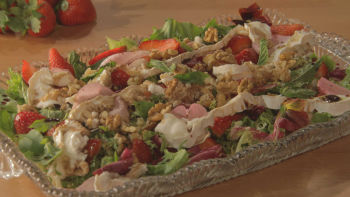 Salada de Morangos e Queijo de cabra