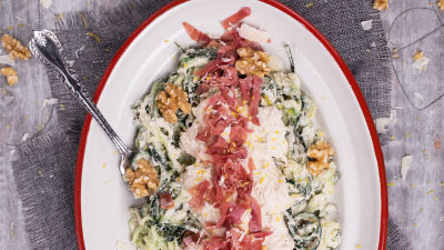 Pepinete com Creme de Nozes