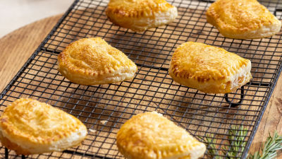 Folhadinhos de Pêssego e Alecrim