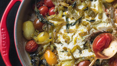 Queijo Feta Assado No Forno