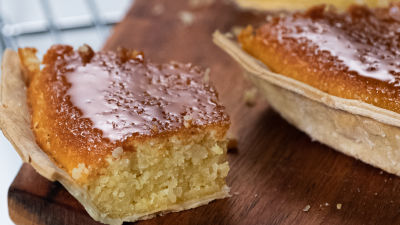 Queijada de Requeijão e Amêndoa