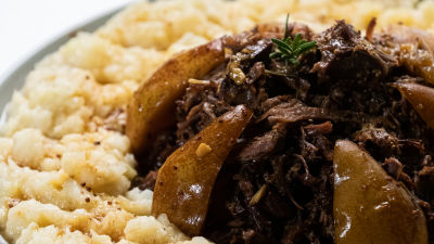 Beijinho de Vaca com Pera Rocha