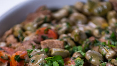 Favas com Carne