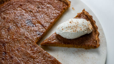 Tarte de abóbora americana