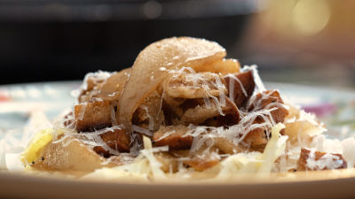 Salada de Peras Caramelizadas