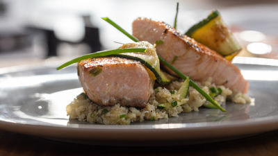 Salmão com Maple Syrup