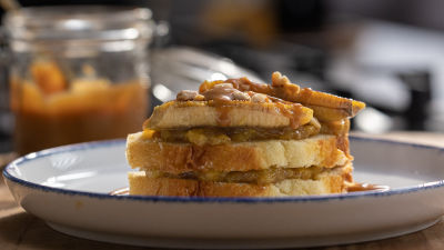 Bolo de Banana e Ginguba