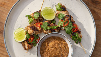 Espetadas de Frango Satay