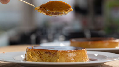 Pudim de Abóbora com Coco