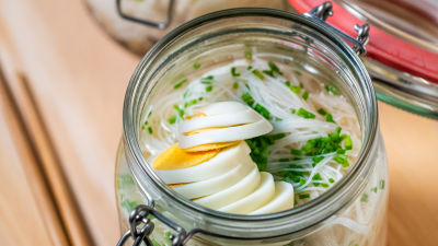 Sopa de Noodles e Vegetais
