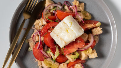 Panzanella com Bacalhau