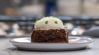 Cremeux de Chocolate e Poejo