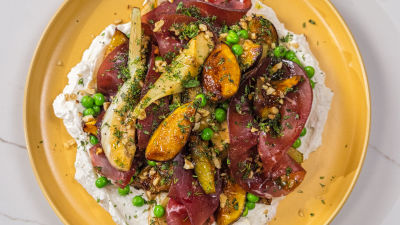 Salada de Figos, Ricotta e Funcho