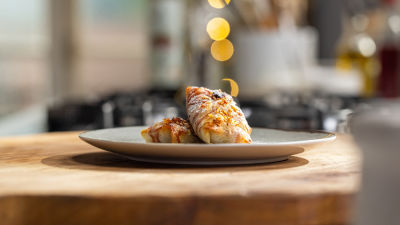 Folhados de Pera, Gorgonzola e Nozes