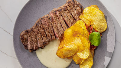 Bife com Chutney de Pimentos