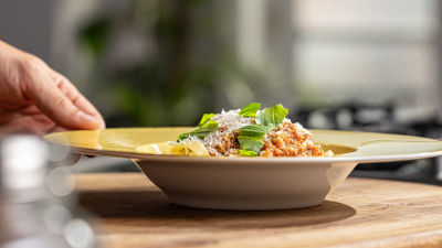 Bolonhesa de Cogumelos Shitakes