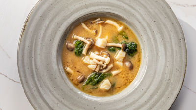 Sopa Miso de Bacalhau