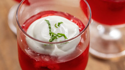 Gelatina de Framboesas