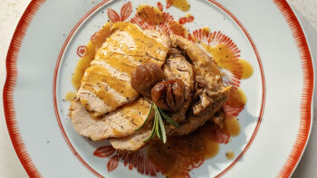 Lombo de Porco com Castanhas