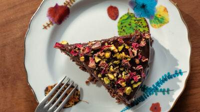 Bolo de Chocolate e Tâmaras