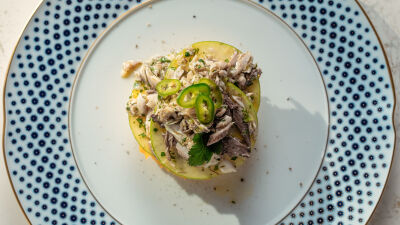 Milho Frito e Cavala