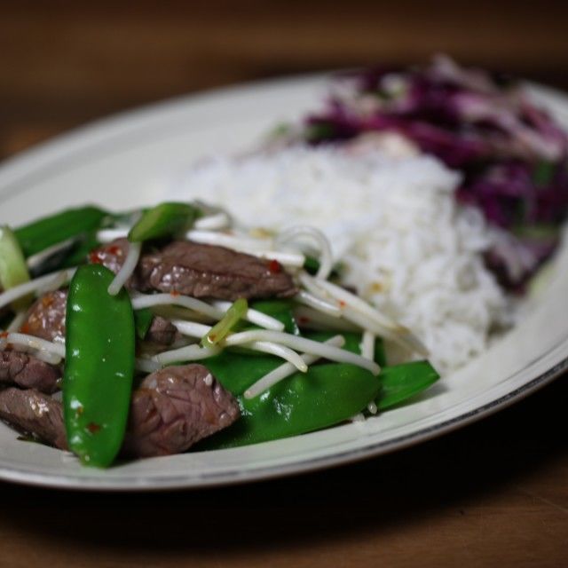 Carne de Vitela com Gengibre