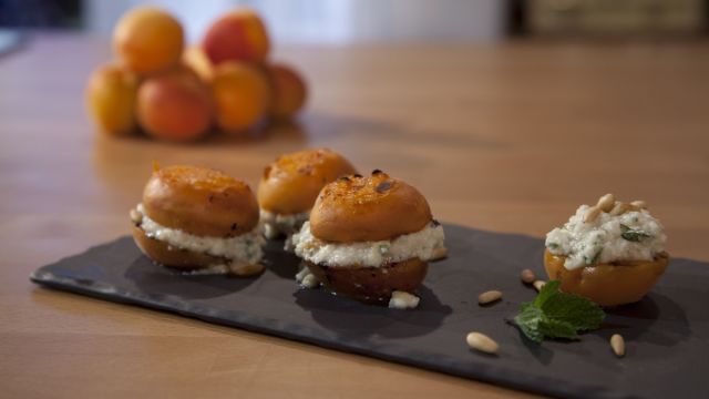 Sanduíche de Alperce e Requeijão