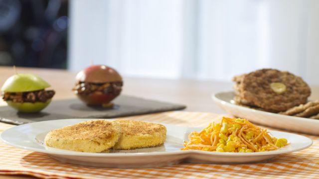 Discos de Salmão e Batata