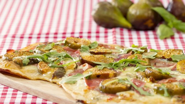Pizza de Figos e Presunto