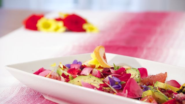 Salada de Frutas e Flores