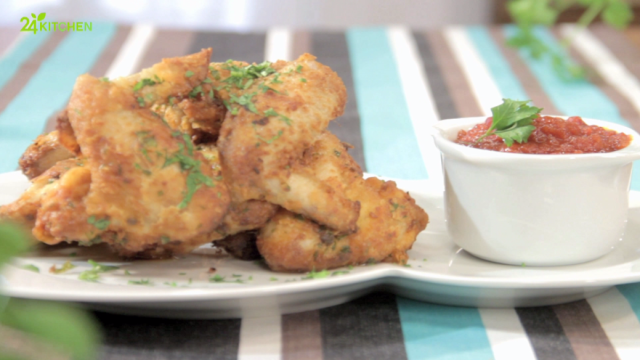 Asinhas de Frango com Molho Barbecue