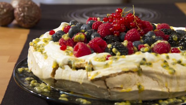 Pavlova de Frutos Vermelhos