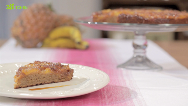 Bolo de Banana da Madeira e Ananás dos Açores