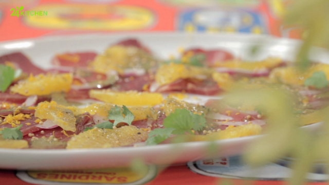 Muxama de Atum com Laranja