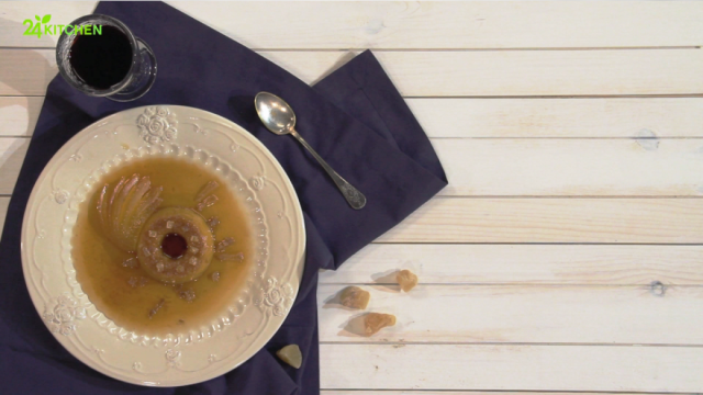 Pudim Abade de Priscos com Laranja cristalizada