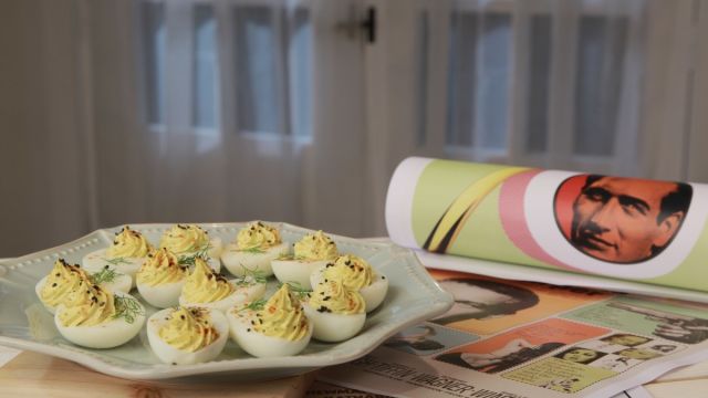 Ovos Recheados para o Paul Newman