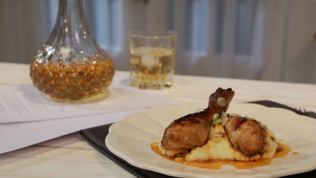 Coxas de Frango com Whiskey para o Johnny Cash