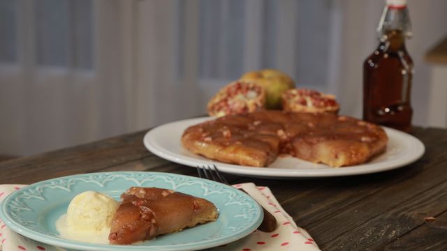 Tarte Tatin com Romãs