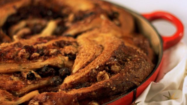 Coroa Rainha de Frutos Vermelhos e Chocolate - Natal