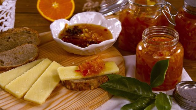 Compota de Laranja e Pimento vermelho