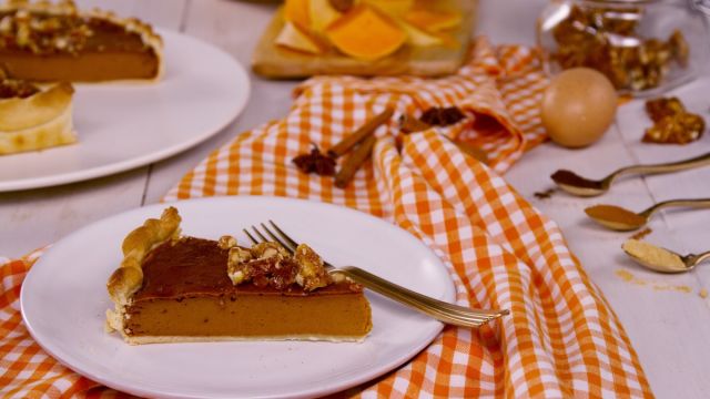 Tarte de Abóbora e Especiarias