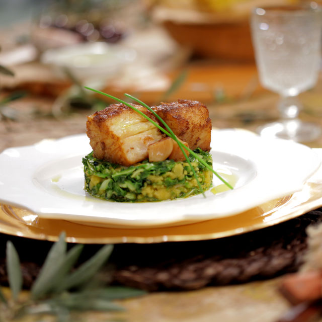 Bacalhau Confitado com Azeite