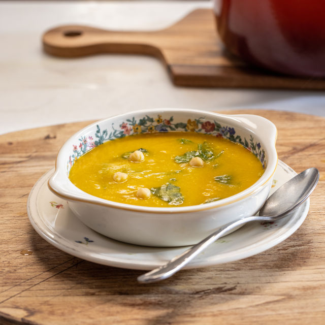 Sopa de Grão com Espinafres