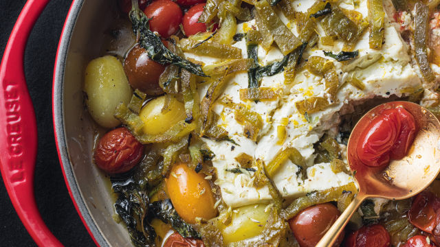 Queijo Feta Assado No Forno