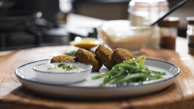 Falafel de Cenoura e Grão