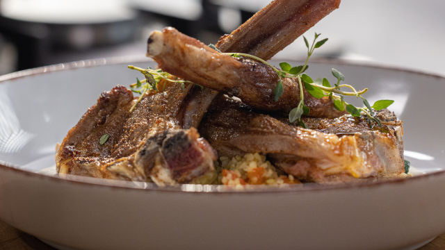 Costeletas de Borrego com Bulgur