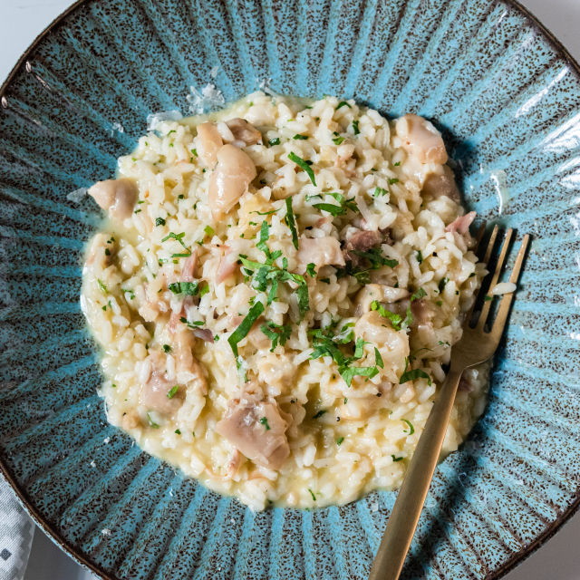 Risoto de Pézinhos de Coentrada
